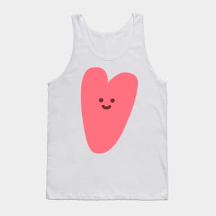 Cute Red Heart Tank Top